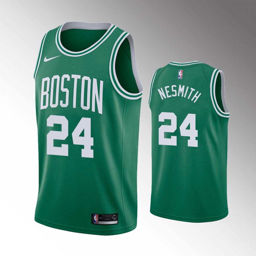 Men's Boston Celtics Aaron Nesmith #26 Green Icon Edition Jersey 2401AKBL